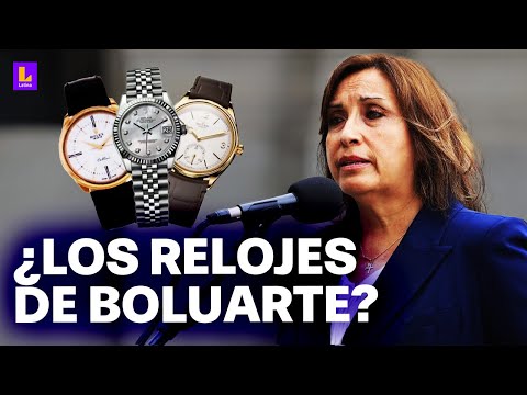 Analizando los relojes de Dina Boluarte: ¿Cuáles son y cuánto cuesta cada uno?