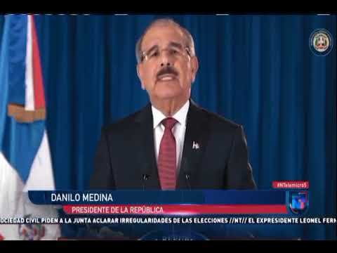 Danilo Medina pide a la población mantener la paz #EmisiónEstelar 17 febrero 2020