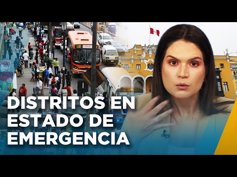 Estado de Emergencia para catorce distritos por 60 días: Nada vinculado a un toque de queda