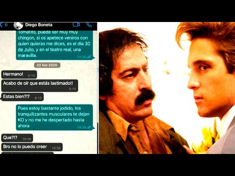 Los chats de Diego Boneta con Tito, el actor que le hizo juicio por accidente en la serie de Luismi