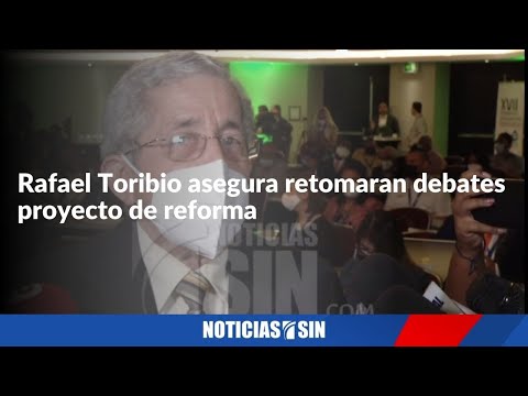 Rafael Toribio asegura retomaran debates proyecto de reforma