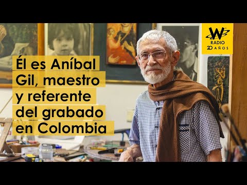 Aníbal Gil, maestro y referente del grabado en Colombia, cercano a Botero