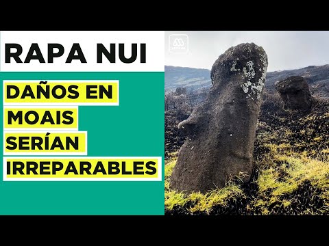 Moais de Rapa Nui sufren graves daños por incendios forestales
