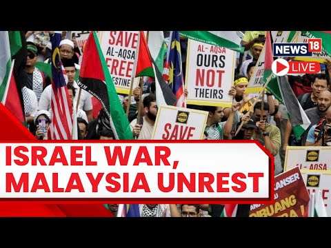 Israel Vs Palestine LIVE | Pro Palestine Protest In Malaysia | Israel Vs Hamas Day 16 LIVE Updates