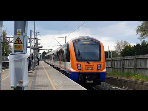 Class 710 leaving Cheshunt for London Liverpool Street