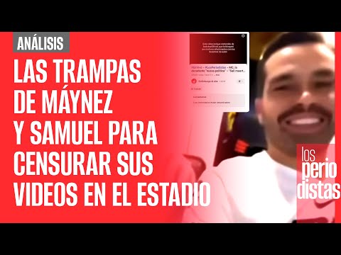 #Análisis ¬ Las trampas de Álvarez Máynez y Samuel para censurar sus videos en el estadio