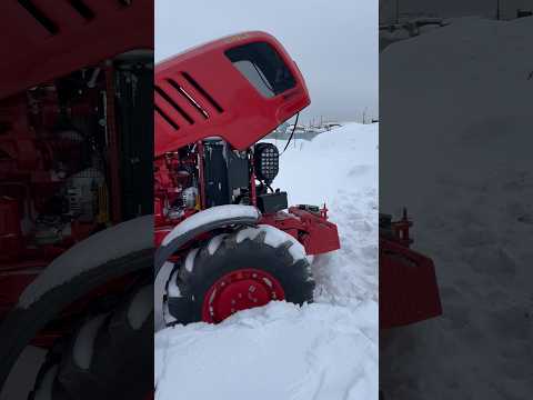 Запуск МТЗ в морозы #фермер #трактористы #tractors #farming
