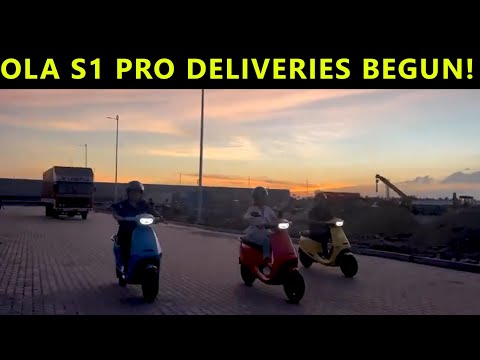 Ola S1 Pro Electric Scooter Deliveries Begun in India