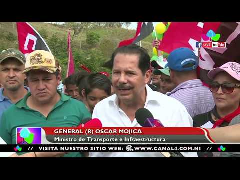 Gobierno Sandinista inaugura tramo de carretera Pantasma – Wiwilí en Jinotega