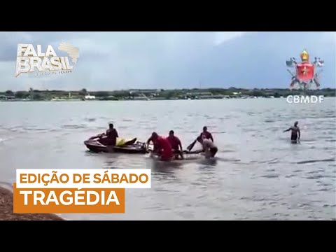 Jovem morre após se afogar no lago Paranoá, em Brasília (DF)