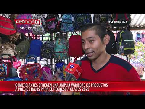 Dinamismo en el mercado Roberto Huembes por el regreso a clases – Nicaragua