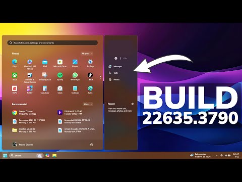 New Windows 11 Build 22635.3790 – New Start Menu, New Taskbar Settings,  New Open With Dialog (Beta)