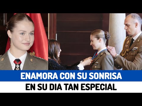 La PRINCESA LEONOR enamora con su SONRISA y su GUIÑO al Rey FELIPE en su día más ESPECIAL