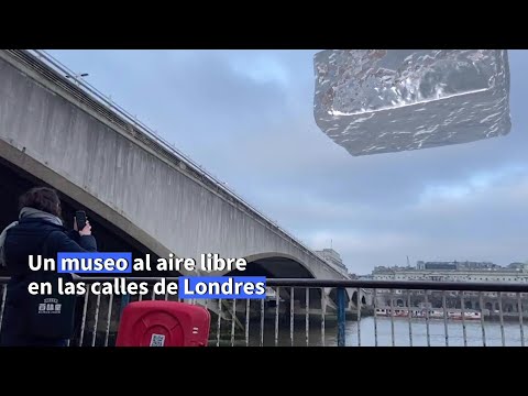 Exhibición de realidad aumentada a lo largo de Londres | AFP