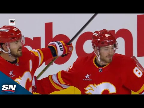 Flames Joel Farabee Wires One Home To Break The Ice vs. Canadiens
