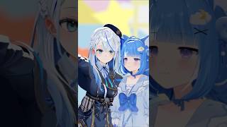 【VtuberMMD】雨海ルカ&海月雲ろあ「グリズリーに襲われたら♡」#mmd #雨海ルカ #海月雲ろあ #shorts