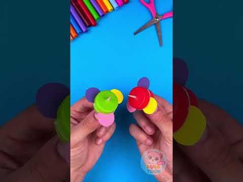 Whirl Away with a DIY Bottle Cup Spinner! 🎡✨