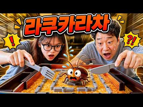 🪳 <strong>라임</strong> VS 라임파파! 바퀴벌레를 잡아라! 라쿠카라차 대결