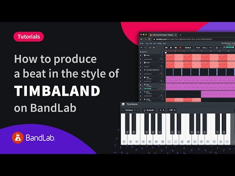 How to produce a Timbaland style beat using BandLab's free web Mix Editor