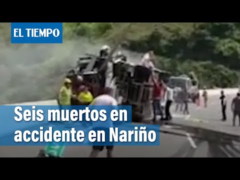 Accidente de un bus en Narin?o deja seis personas muertas | El Tiempo