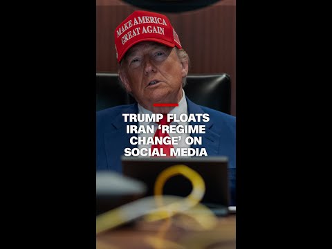 Trump floats Iran ‘regime change’ on social media