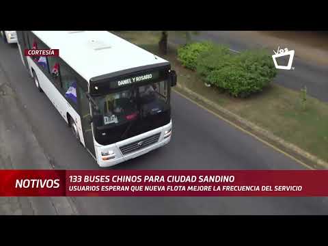 Ciudad Sandino renovará flota del TUC con 133 buses chinos de los 250