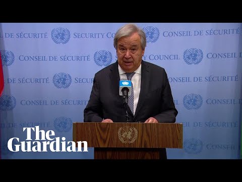 UN's António Guterres says he is shocked by 'misrepresentations' of his comments on Israel