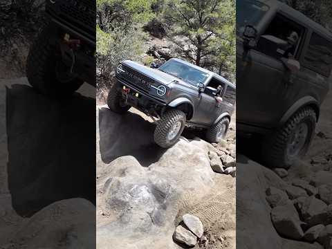 Would your Bronco make it through this trail? #rideshocks #fordbronco