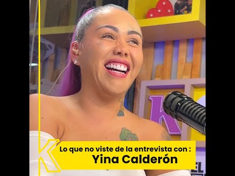 Yina Calderón: Lo que no viste de su entrevista en El Klub