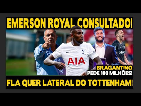 FLAMENGO CONSULTA LATERAL DO TOTTENHAM! BRAGANTINO REVELA VALOR DE LÉO ORTIZ E JUNINHO CAPIXABA!