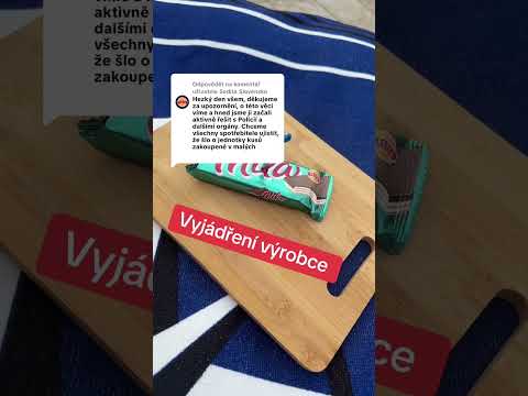 Vyjádření výrobce k napodobenině sušenek Mila #fake #jídlo #mila #potraviny
