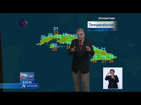 El tiempo en Cuba: chubascos y lluvias en occidente y centro