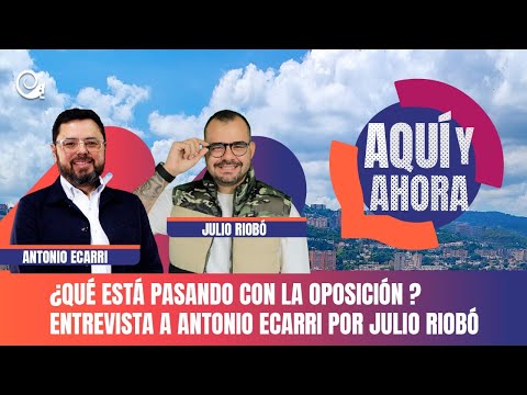 EN VIVO: ¿Qué está pasando con la oposición? Entrevista a Antonio Ecarri por Julio Riobó