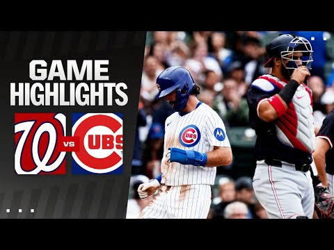 Nationals vs. Cubs Game Highlights (9/22/24) | MLB Highlights