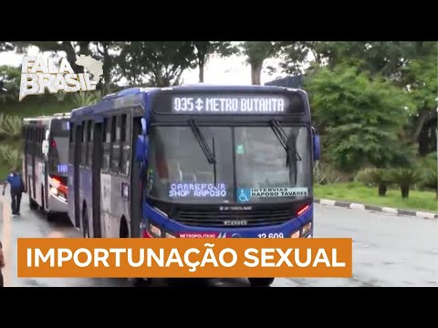 Mulher grava importunação sexual dentro de ônibus em SP