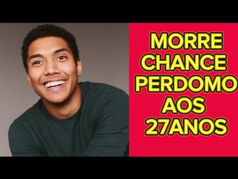 MORRE O ATOR CHANCE PERDOMO AOS 27 ANOS