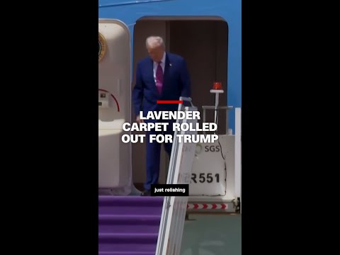 Saudi Arabia gives royal rollout for Trump