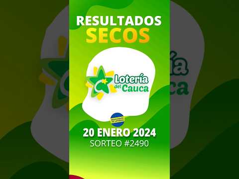 Secos de la Lotería de Cauca del 20 de Enero 2024 #shorts #resultado #loteria #cauca