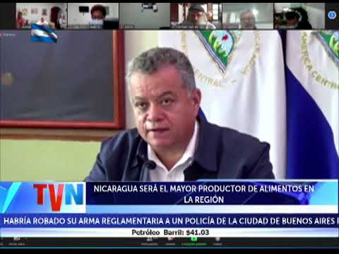 NICARAGUA INCREMENTÓ PRODUCCIÓN DE ALIMENTOS PESE A LA PANDEMIA