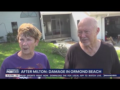 Hurricane Milton damage and flooding 'as bad as Ian', Florida woman says