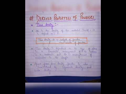Derived properties of Powders|porosity|Densities|Angle of repose|bulkiness etc#physicalpharmaceutic