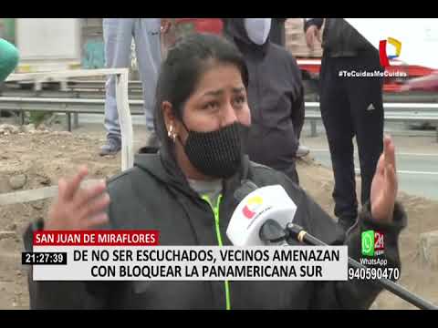 Alcalde de Lima y SJM evaluarán pedido de paradero en kilómetro 15 de Panamericana Sur