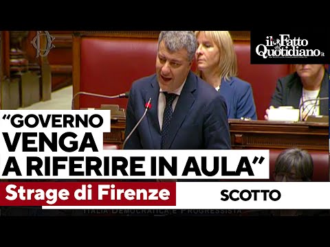 Strage di Firenze, Scotto (Pd): "Ministra Calderone venga a riferire in Aula, è un dovere politico"