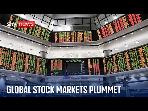Global stock markets plummeted as US saw steepest fall in two years
