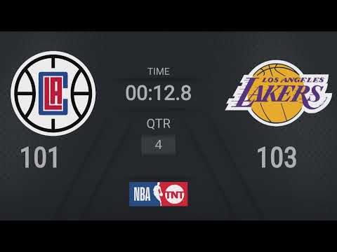 Clippers @ Lakers | NBA on TNT Live Scoreboard #WholeNewGame