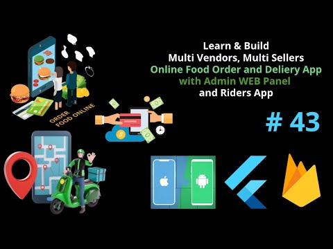 Firebase Retrieve Image from Storage and Database Flutter Web Tutorial 2024 | UBER EATS Clone App