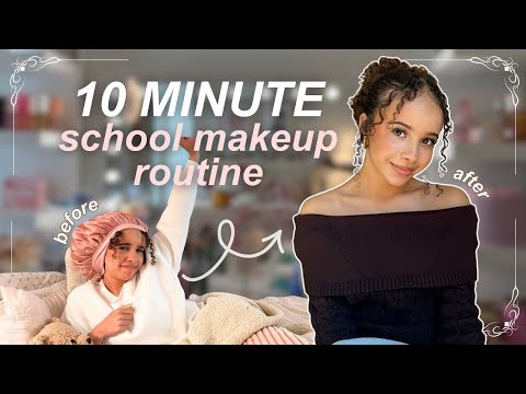 中英25 09 21 Kennedy Rae 十分钟校园妆容流程 献给那些总是迟到的辣妹们 比如我