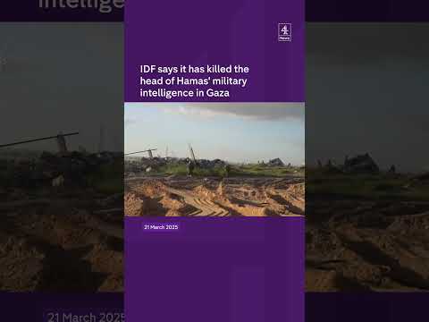 IDF says it has killed the head of Hamas' military intelligence in Gaza