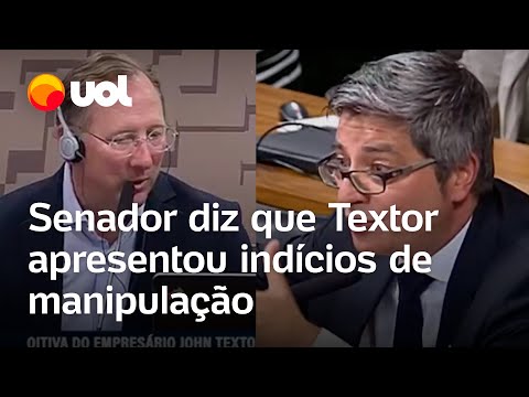 Textor apresentou casos de edição do VAR ao mostrar indícios de manipulação, diz senador