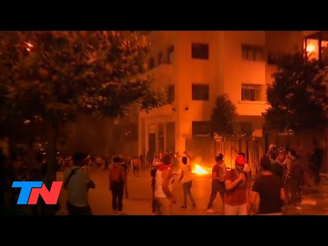 Líbano: protestas e incidentes en Beirut tras la explosión que destruyó el puerto de la ciudad